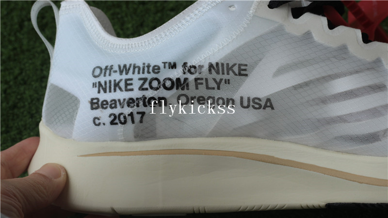 Correct Version Off White x Nike Zoom Fly